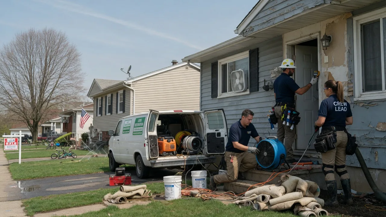 Flood Cleanup in Marble Falls, TX near me
